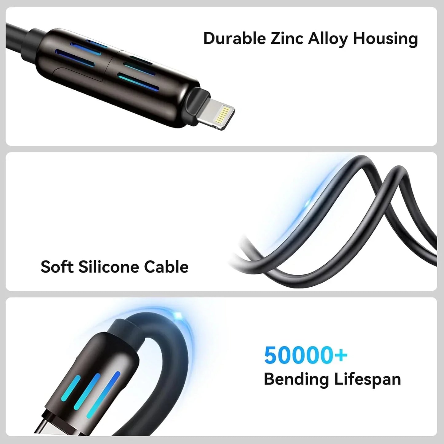4-in-1 Charging Cable  كابل شحن 4 في 1