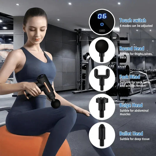 Cordless Massage Gun  مسدس تدليك لاسلكي