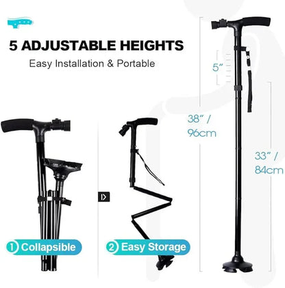 Magic Cane With LED Lights عصا المشي السحرية مع أضواء LED